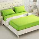 Simple Solid Color Cotton Mattress Cover and Bedsheet Cover Mattress Protector