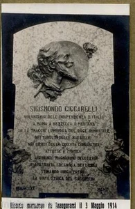 Sigismondo Ciccarelli marble souvenir WWI PC Circa 1914 - Picture 1 of 1