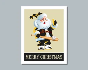 PITTSBURGH PIRATES vergleichbarer WEIHNACHTEN BASEBALL WEIHNACHTSMANN Foto Bild Deko (T) - Bild 1 von 10