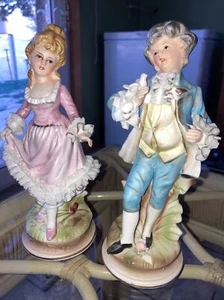 Vintage Price Imports Victorian Couple 8” - Picture 1 of 7