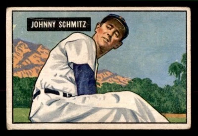 1951 Bowman Baseball #69 Johnny Schmitz GD *i1 - Image 1 of 2