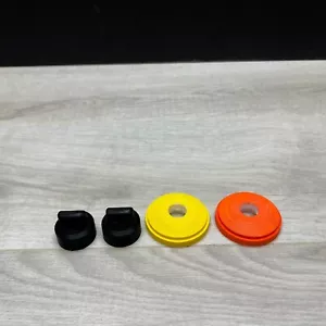 Guitar Hero World Tour Drum YELLOW ORANGE CYMBAL WASHER NUTS - XBOX 360/PS3/Wii - Picture 1 of 4