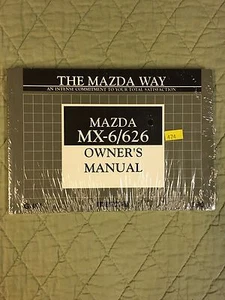 90 1990 Mazda MX-6/626 Guide du propriétaire LIVRAISON GRATUITE Propriétaire LIVRE SANS FUMÉE - Photo 1/2