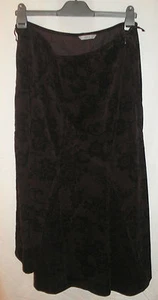 Marks & Spencer Purple 100% Cotton Skirt UK Size 16 Length 76cm - Great! - Picture 1 of 3