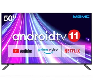 JVC 50" 4K UHD Android Smart TV Google Play Dolby Netflix VESA - Picture 1 of 4