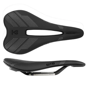 WTB Gravelier Gravel Bike Saddle Seat Stainless Steel Rails Medium 142mm Black - Picture 1 of 1
