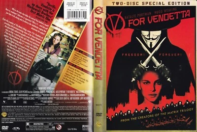 V For Vendetta (Widescreen DVD, 2006, 2-Disc Set, Limited) Natalie Portman - Image 1 of 2