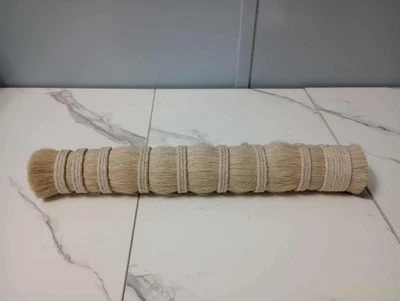 1 libra, 14 pulgadas, paquete de pelo de caballo blanco natural  Foto 1 de 4