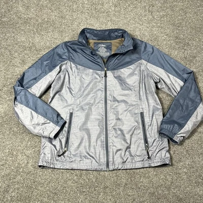 LL Bean куртка женщин средний ветровка полный молнии сетки с подкладкой легкий - Изображение 1 из 4