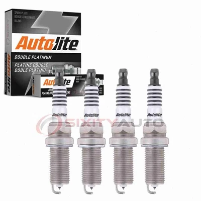 4 bujías Autolite doble platino para Kia Sorento 2011-2012 encendido mk Foto 1 de 4