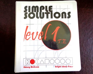 Simple Solutions Level 1 Mathematics Teacher's Ed. Ring Binder 2004 w/Answers - Imagen 1 de 21