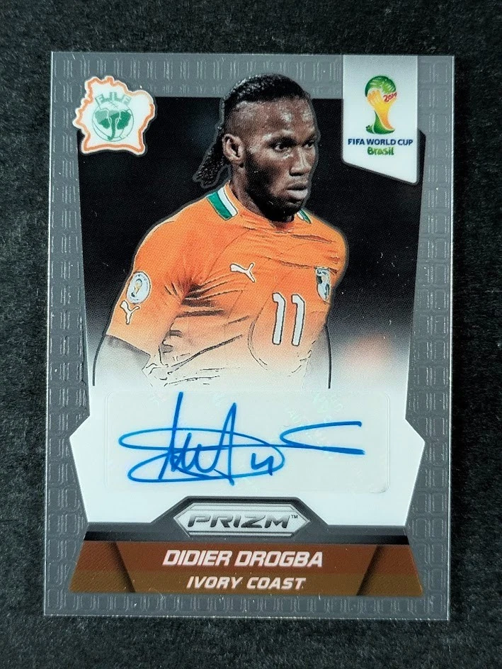 2014 Panini Prizm FIFA World Cup DIDIER DROGBA Auto Signatures Ivory Coast - Image 1 of 3