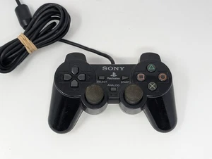 Sony PlayStation 2 PS2 DualShock 2 Controller Black OEM - For Parts - Picture 1 of 2