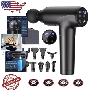 Profi Muskel Massagepistole 9 Aufsätze 20 Geschwindigkeiten Elite - Bild 1 von 9