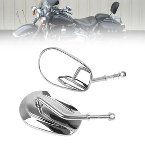 Rearview Side Mirror Fit For Harley Touring Road Glide - Foto 1 di 17