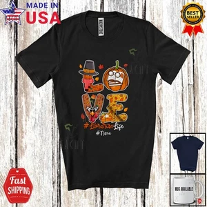 Nombre Personalizado AMOR Bibliotecario; Divertida Acción de Gracias Orgullosa Trabajo Herramientas Familia Camiseta - Imagen 1 de 7