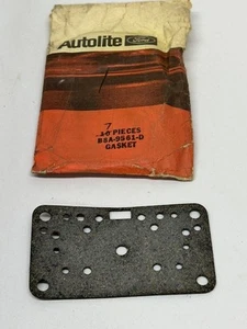 NOS Ford B8A-9561-D Gasket – Carburetor Base Plate Spacer Gasket – Autolite OEM - Picture 1 of 6