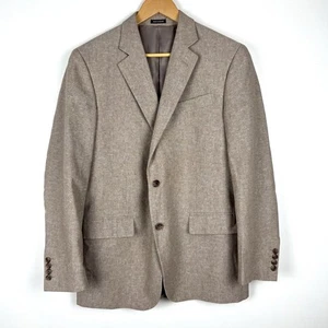 Stafford Herren Sport Mantel Klassische Passform Leinenmischung Zwei Knopf Blazer Jacke 40R - Bild 1 von 12