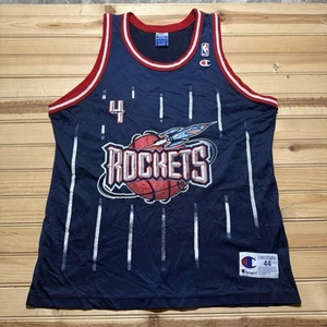 Vintage 90s Champion Charles Barkley Houston Rockets Basketball Jersey Size 44 - Picture 1 of 10