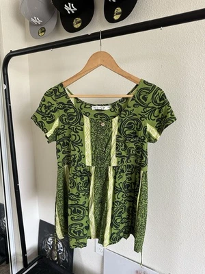 Vintage Manuhealii White Tag Rare Tunic Top Blouse - Image 1 of 4