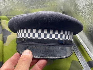Original Vintage British Police Officer's Peaked Cap - Size 56 - Picture 1 of 6