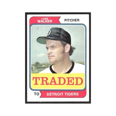 1974 Topps Traded Luke Walker Tigers #612T - Image 1 of 3