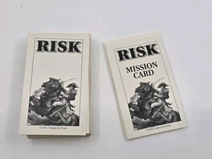 Juego completo de 56 cartas de juego de repuesto Risk Game 1993 - Imagen 1 de 3
