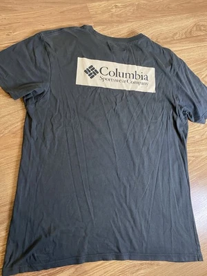 Columbia Men's T-Shirt Grey Size Medium. Excellent Condition - Image 1 of 4