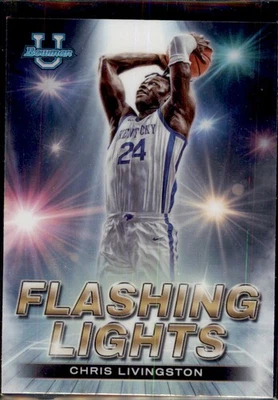 2022-23 Bowman University Best #FL-4 Chris Livingston Flashing Lights - Image 1 of 2