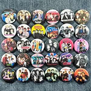 Duran Duran 1,5" Pinback Buttons 80er New Wave Pop Rock Retro Musik Band 30 Pins - Bild 1 von 8