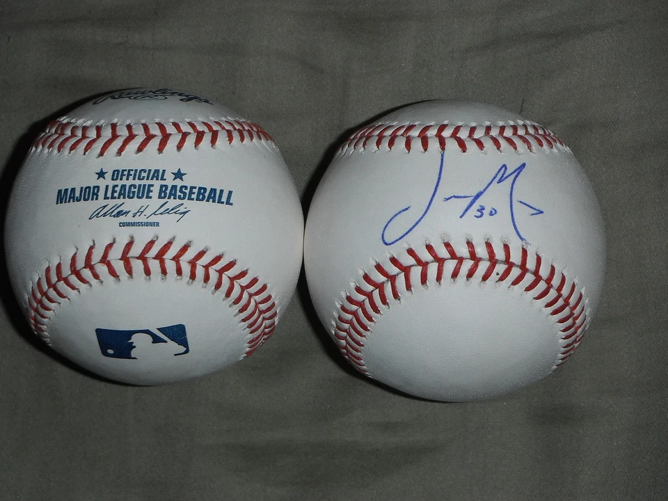 圣路易斯红雀队贾森·莫特签名罗马棒球 — 第 1/1 张图片