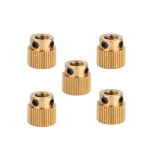 3 40 Teeth Drive Gear 3D Printer Parts Brass Extruder Wheel - Zdjęcie 1 z 8