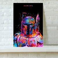HD Print Oil Painting Home Decor on Canvas Star Wars Rey Multiple Size Options