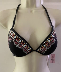 New Women Ardene Multicolor Bikini top Size M - Picture 1 of 5