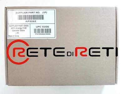 € 24+IVA APC AP5262 APC KVM Daisy-Chain Cable - 2 ft (0.6 m) - Immagine 1 di 2