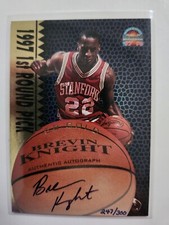 Brevin Knight 1997 Scoreboard Gold Rookie Autograph Card #/300