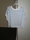 Old Navy Women Short Sleeve Strip Top Size Large