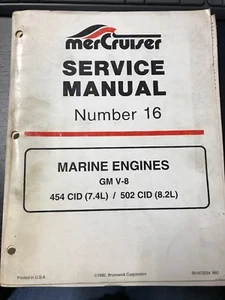 Mercruiser Service Manual GM V-8 90-823224 - Picture 1 of 2