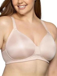 Nuevo con etiquetas Sujetador inalámbrico Vanity Fair figura completa, suavizante lateral y trasero extendido 38DDD - Imagen 1 de 9