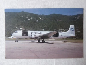 CARTE POSTALE AVIATION DOUGLAS DC-6A TRANS AIR LINK N779TA US VIRGIN ISLANDS - Picture 1 of 2