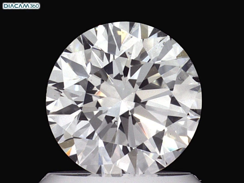 GIA Certified Huge 1.05 Carat Natural Diamond Round Cut F VS2 Triple Excellent - Image 1 of 4