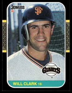 1987 Donruss #66 Will Clark - Picture 1 of 2
