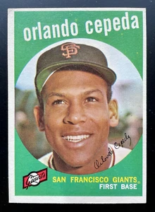 1959 Topps Baseball #390 Orlando Cepeda - Bild 1 von 2