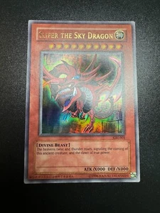 YUGIOH SLIFER THE SKY DRAGON ULTRA RARE EXCELLENT GBI-001 YUGI ANIME - Picture 1 of 4