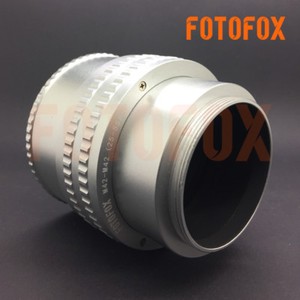 Brass M42 to M42 25-55mm Adjustable Focusing Helicoid Adapter Macro Tube Silver