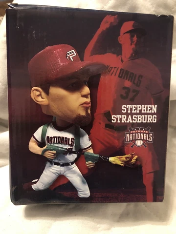 Potomac Nationals SGA Stephen Strasburg Flamethrower Bobblehead Washington Nats Cover