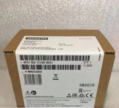 Siemens 6ED1 052-1CC08-0BA1 1PC New 6ED1052-1CC08-0BA1 Free Shipping - Image 1 of 2