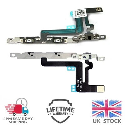 For iPhone 6 Plus Volume Flex Cable With Brackets Mute Switch Volume Buttons - Image 1 of 4