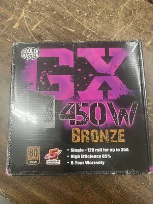 Cooler Master 450W Bronze 80 Plus Bronze Power Supply RS-450-ACAA  - Image 1 of 4