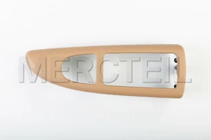New Genuine Mercedes W221 S Front Left Door Landscape Leather Armrest - Picture 1 of 5